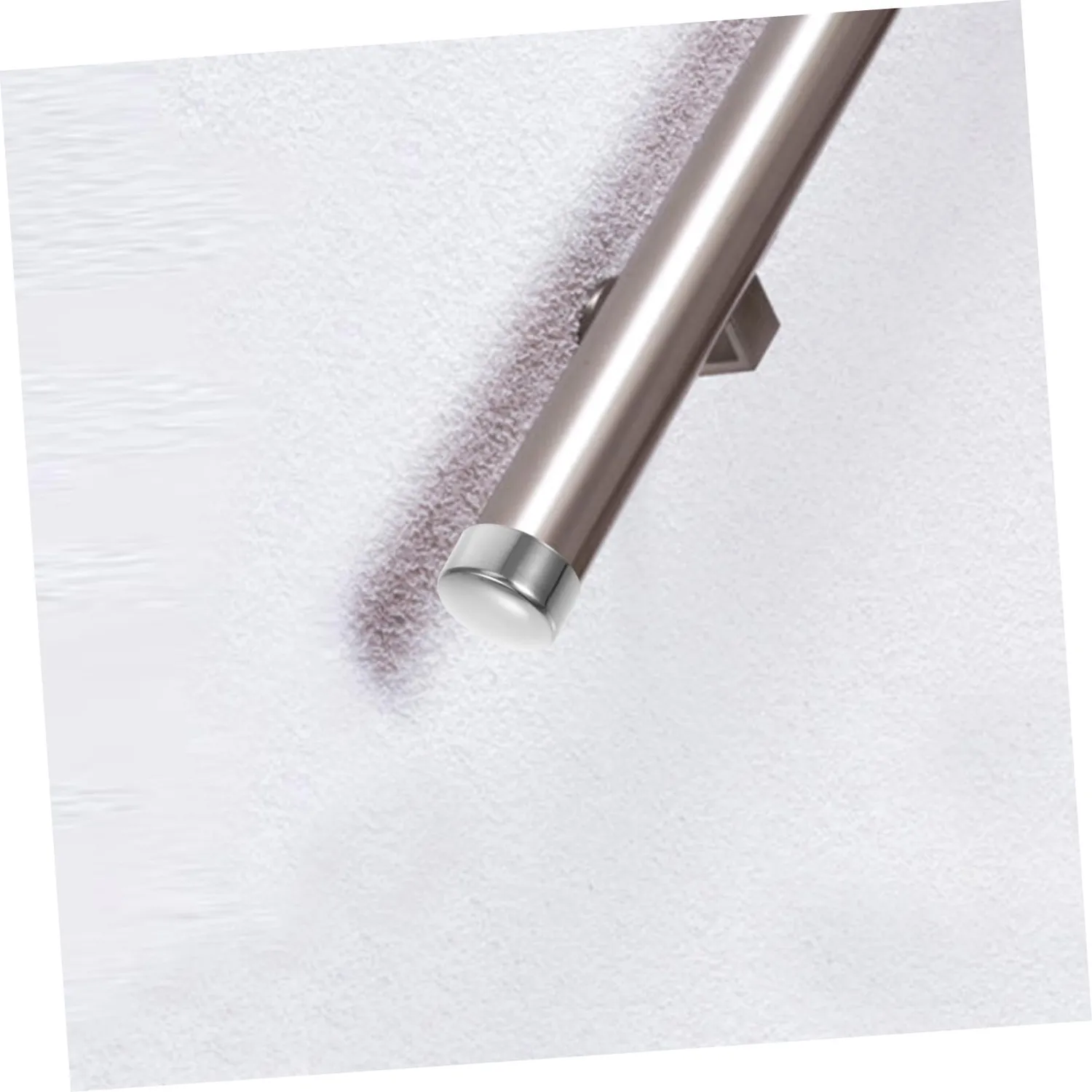 Angoily tappi terminali corrimano 40 mm 2 pezzi argento