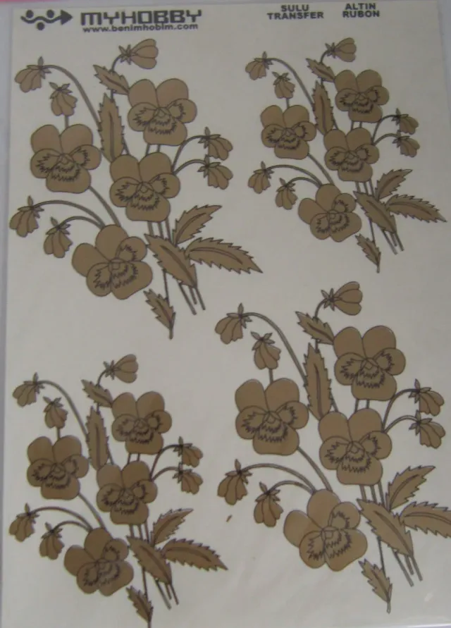 Deco Foam 8 carta di riso transfer oro 25x35cm