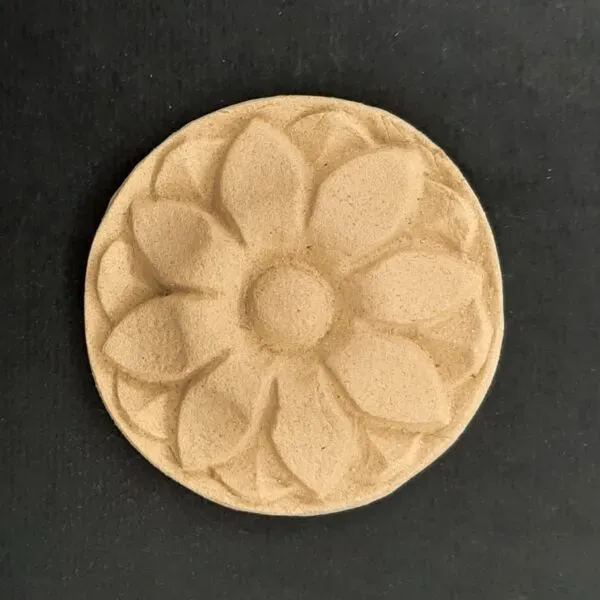 Deco Foam 0209 rosetta legno 5 cm fiore
