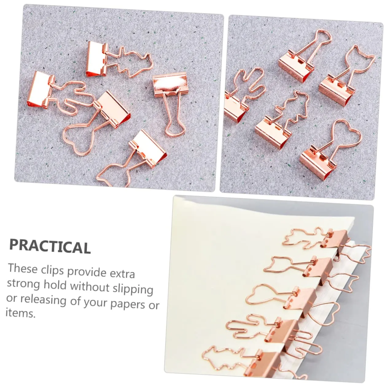 Angoily clip ufficio metallo colorate 4,0x2,0 cm 15 pezzi