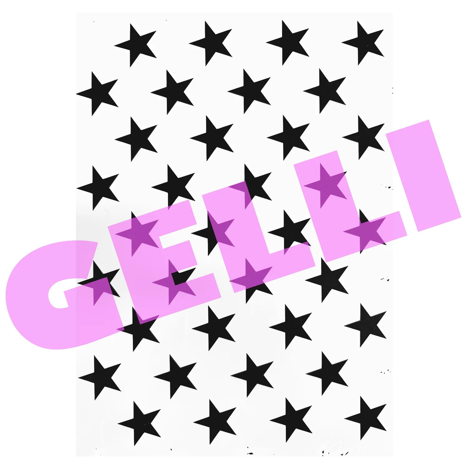 Gelli Arts First Flag & Stars image transfer 20 fogli
