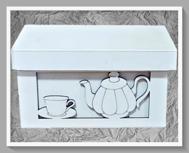 Deco Foam LG87856 scatola in legno 16x10x8,5 cm da decorare