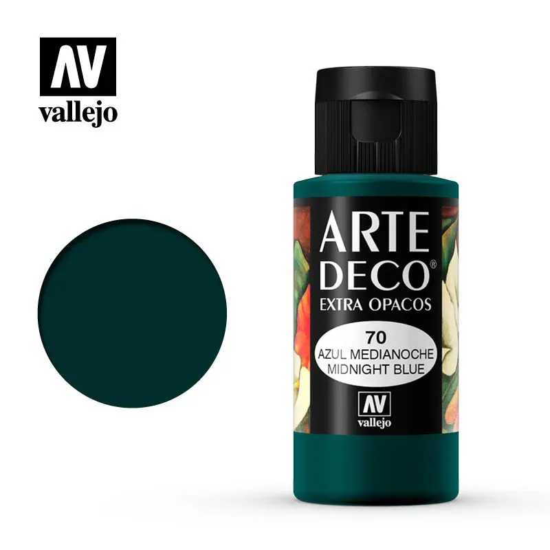 Vallejo Arte Deco 070 Colore Midnight Blue 60ml