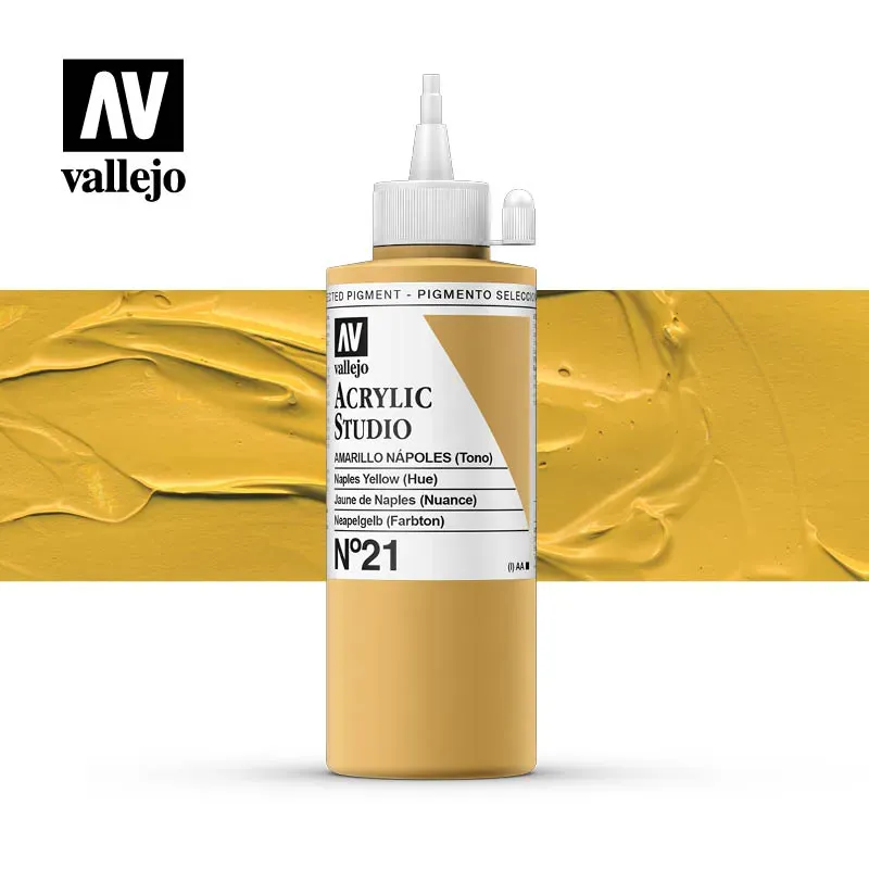 Vallejo Acrylic Studio N.21 colore acrilico 200 ml coprente