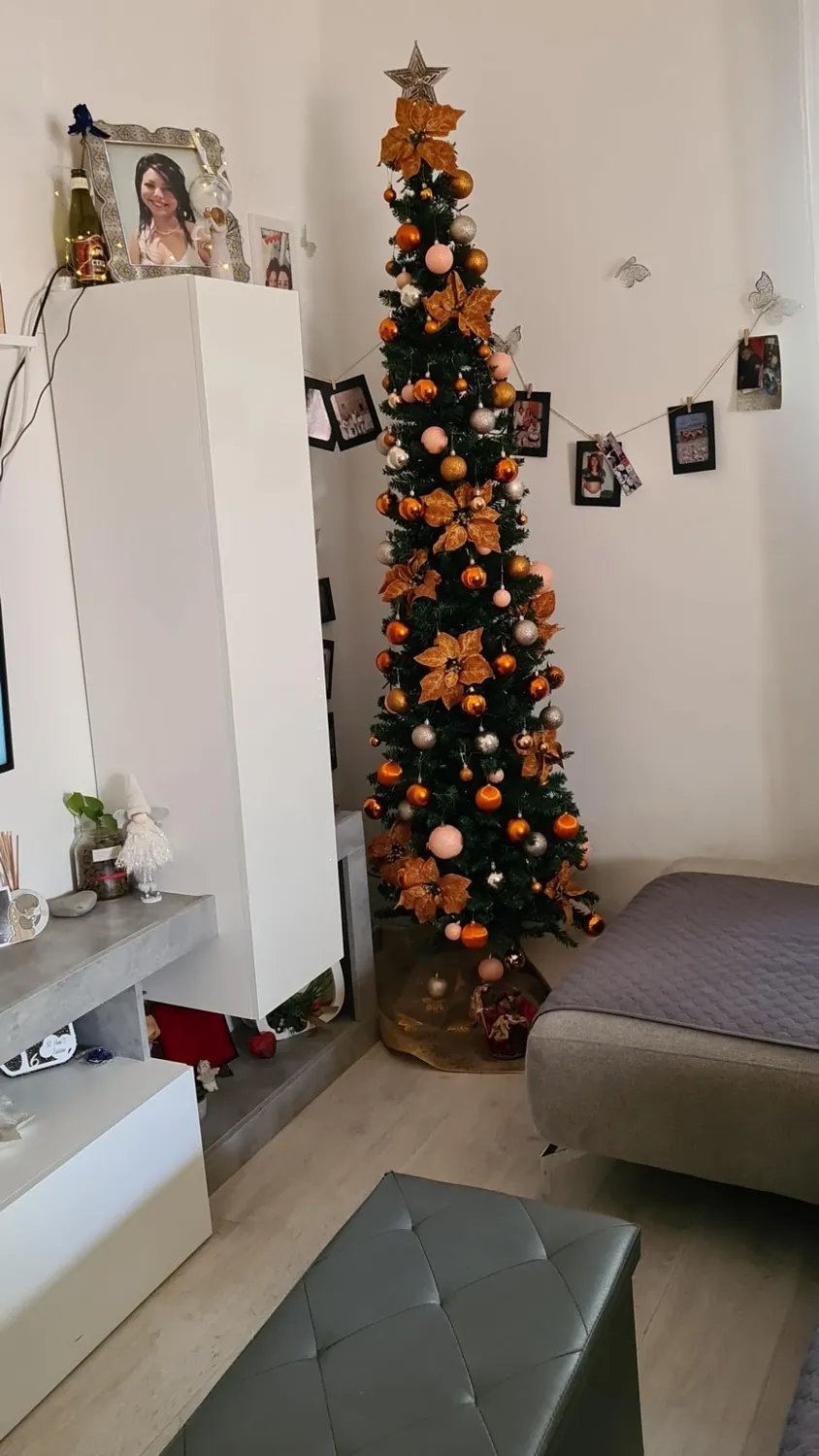 Giodicart Peak Tree 180 cm albero Natale slim artificiale 392 rami