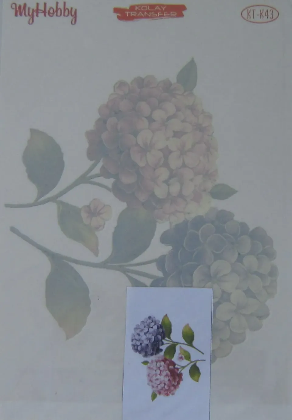 Deco Foam KT-K43 carta riso trasferimento 24x17 cm