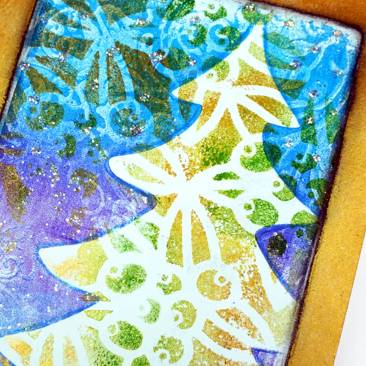 Gelli Arts Perfect Borders piano gel 7x12 cm + dima bordi