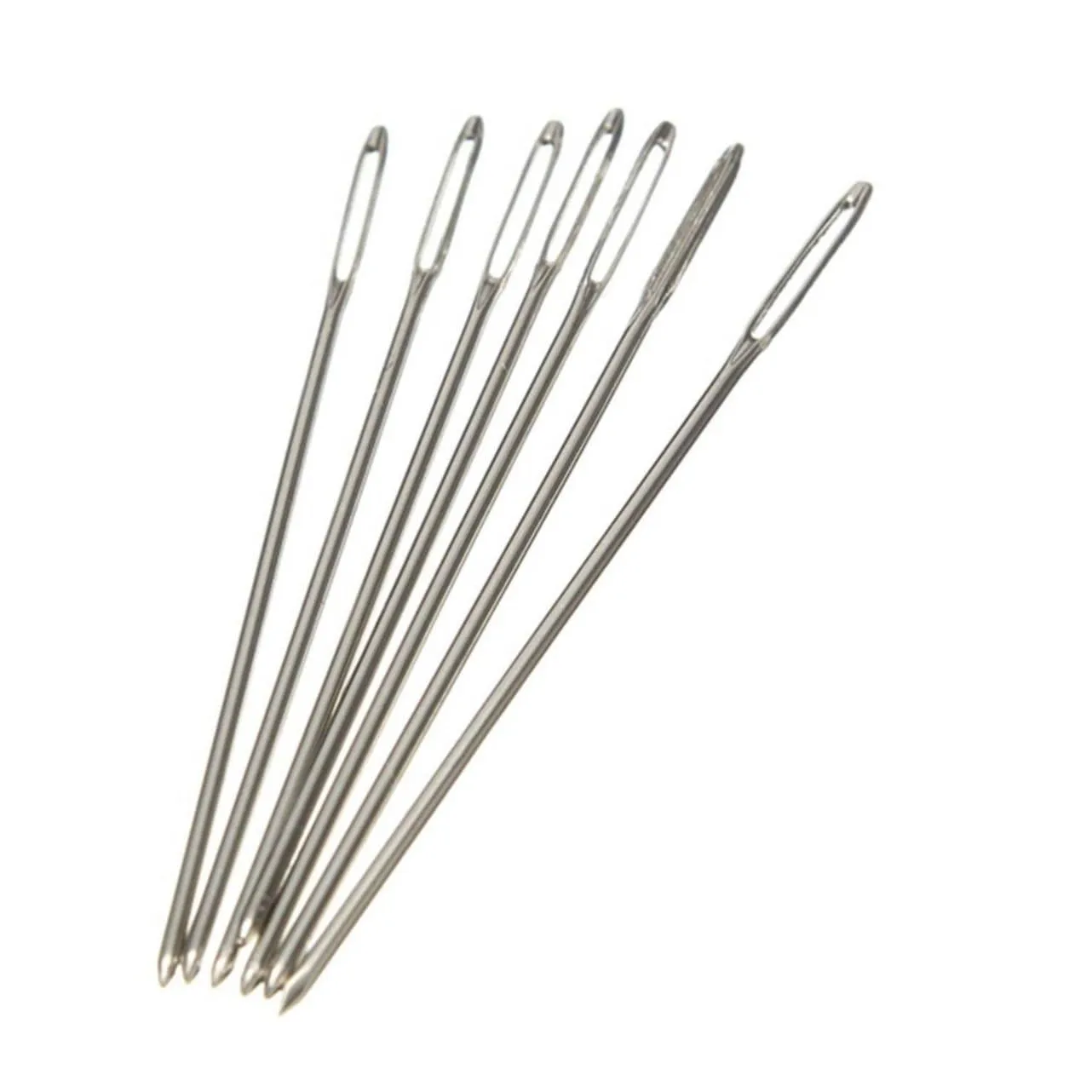 Angoily aghi ricamo punto croce 11ct 100 pezzi argento