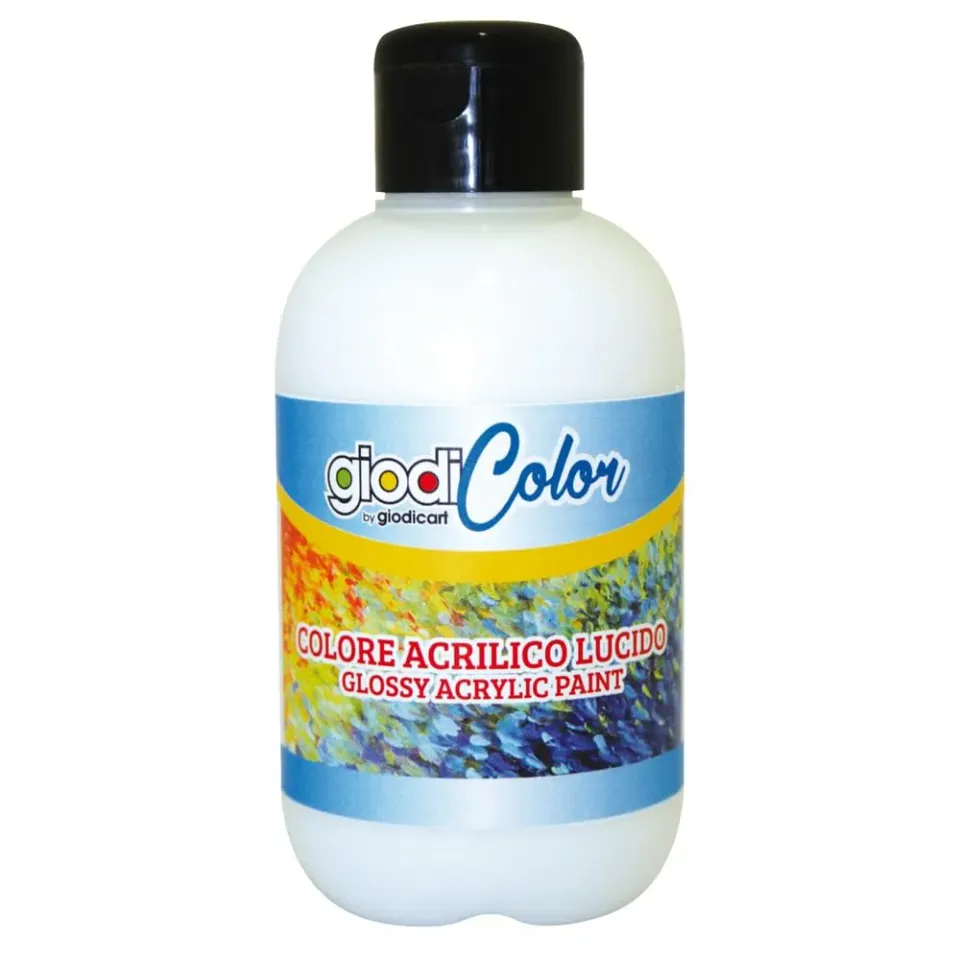 Giodicart Giodicolor tempera acrilica 500 ml bianco coprente