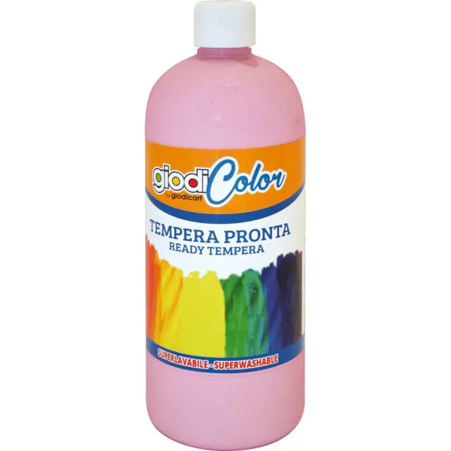 Giodicart Giodicolor tempera 1000 ml rosa per scuola