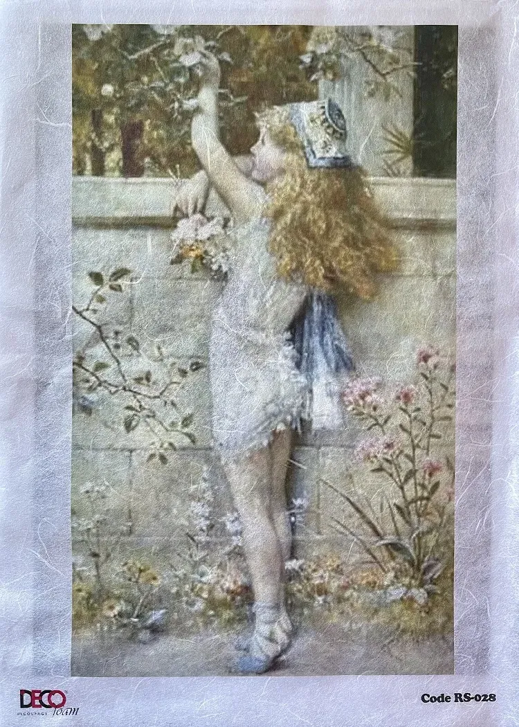 Deco Foam RS-028 carta riso A4 decoupage sottile