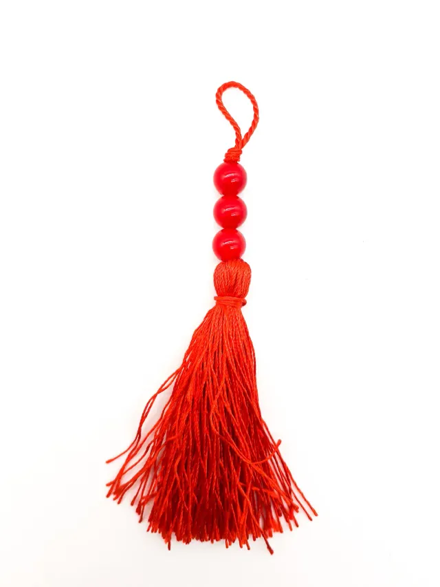 Deco Foam nappa decorativa rossa perle 11cm