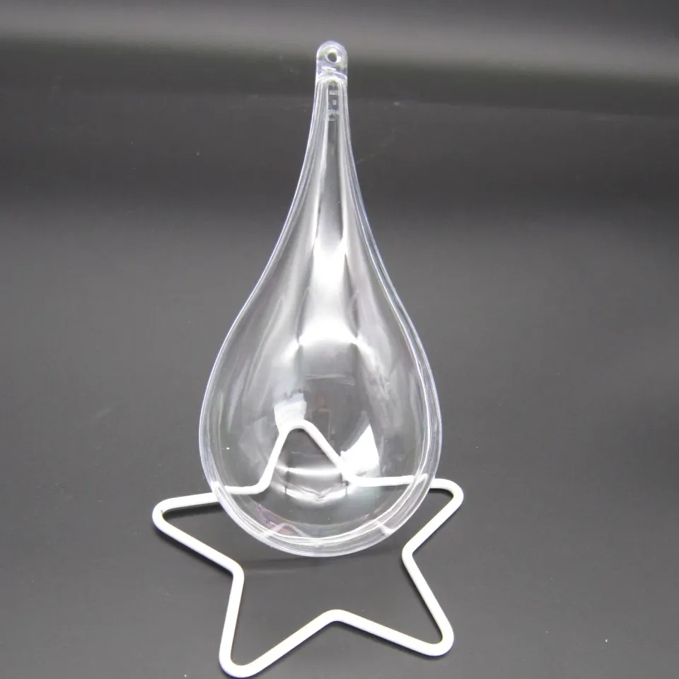 Goccia plexiglass divisibile 11cm trasparente