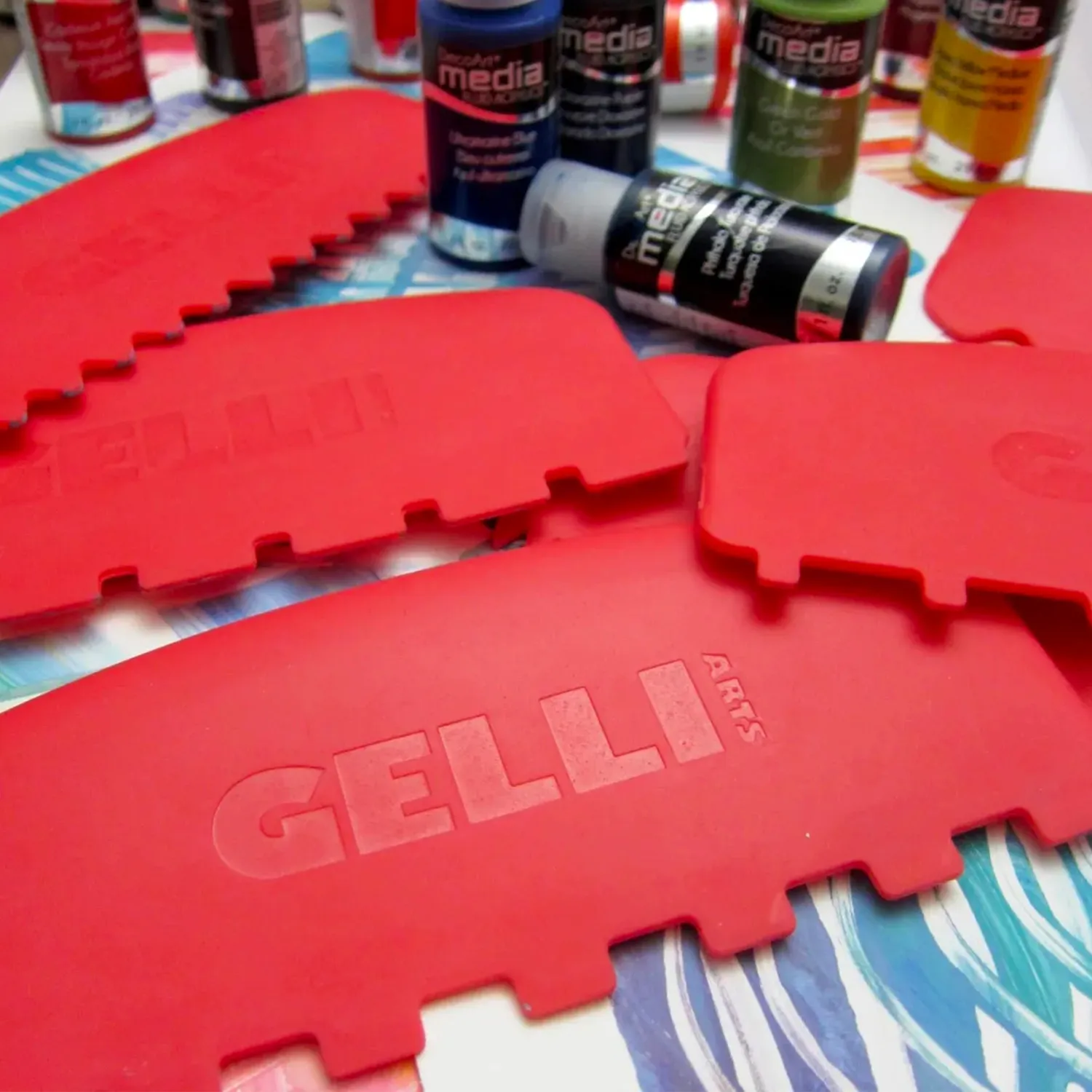 Gelli Arts Tools spatole stampa gel 17,8 cm set 3 pezzi