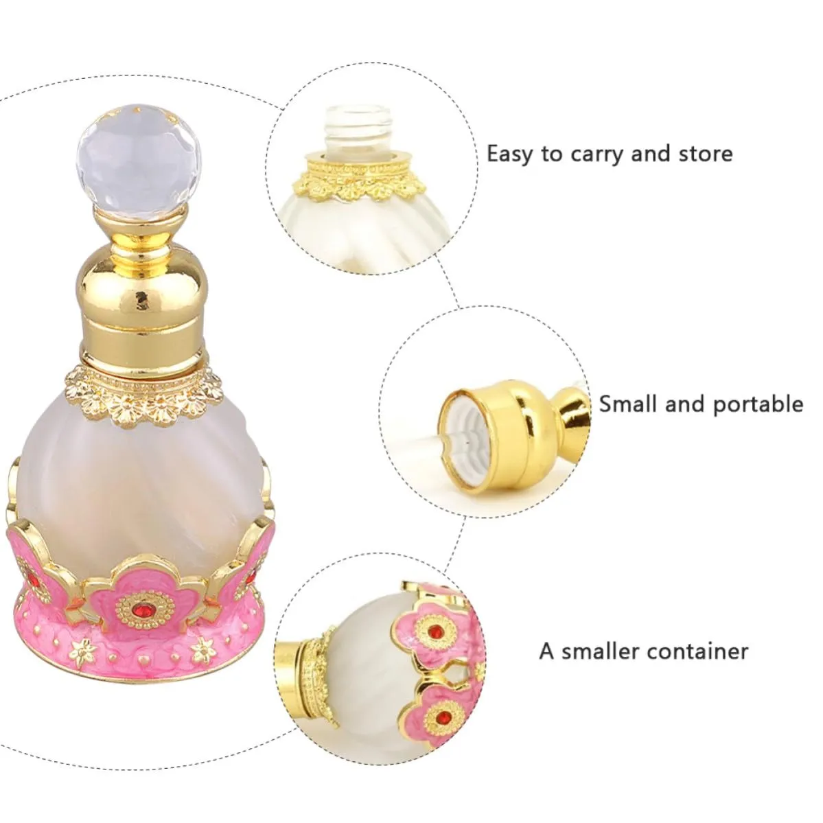 Angoily Flacone Vetro Contagocce Satinato 15ml