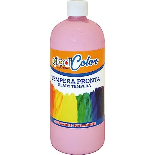 Giodicart Giodicolor tempera 1000 ml rosa per scuola