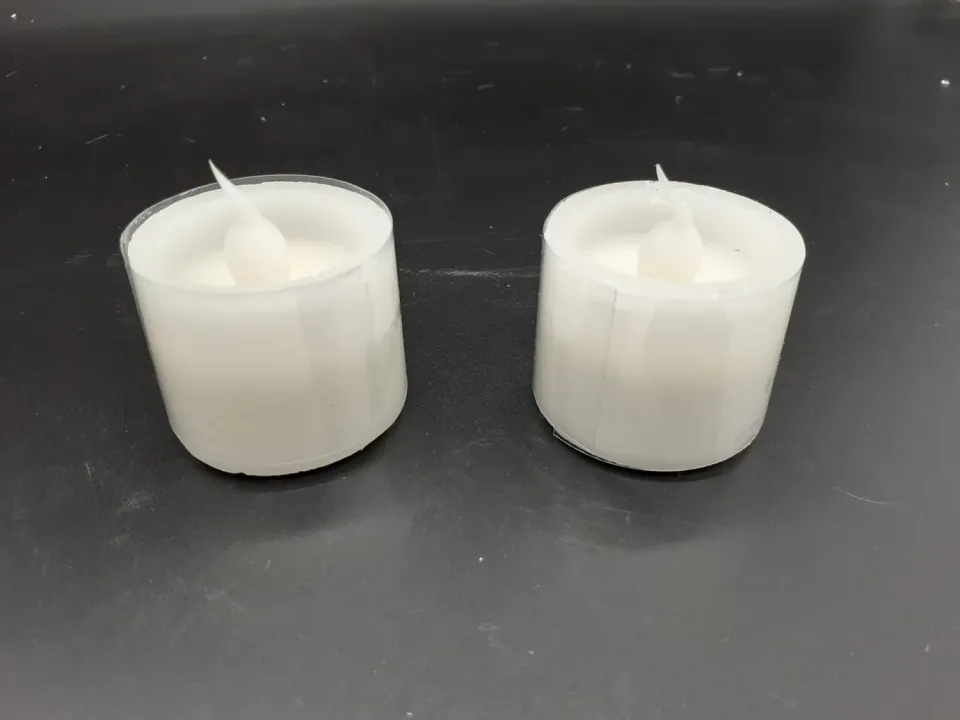 Deco Foam 3910995 candela LED 4x3 cm 2 pezzi