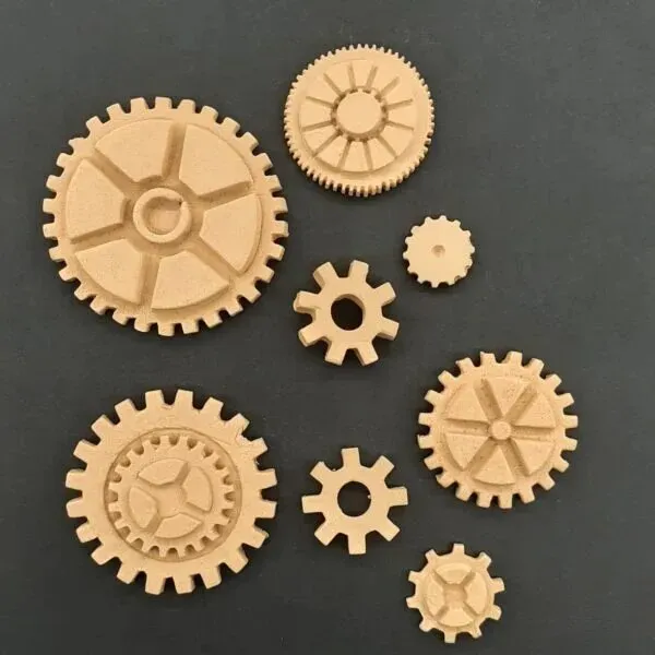 Deco Foam 0056 decorazione legno ingranaggi set 8 pezzi