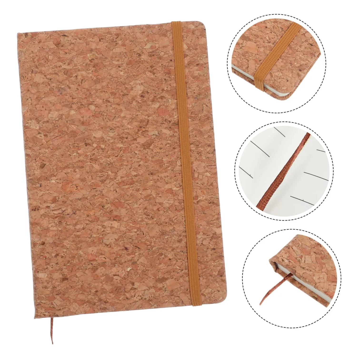 Angoily Quaderno Pelle PU con Fascia Elegante a Righe