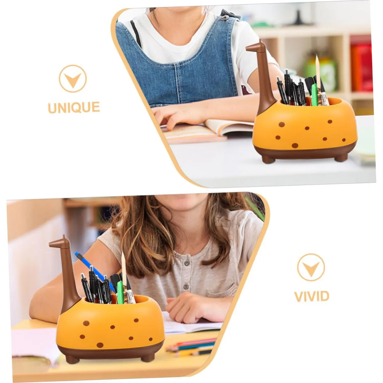 Angoily Portapenne Giraffa organizer scomparti da scrivania